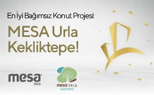 Mesa Urla Kekliktepe Projesi, Sign Of The City Awards’da En İyi Bağımsız Konut (Devam Eden) Ödülünü Aldı